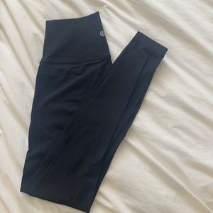 Black Lululemon Wunder Under Black Leggings